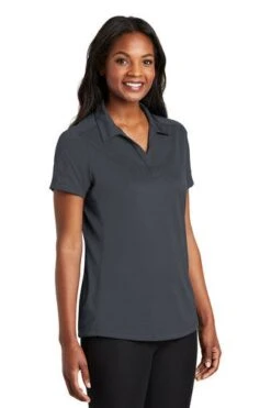 Port Authority Shirts: Women's L569 GPH Graphite Diamond Jacquard Ladies Polo 7 Port Authority Shirts: Women's L569 GPH Graphite Diamond Jacquard Ladies Polo -Work Clothes Store 6592 graphite 4 l569graphitemodel3q2 337w