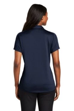 Port Authority Shirts: Women's L569 TN True Navy Diamond Jacquard Ladies Polo 9 Port Authority Shirts: Women's L569 TN True Navy Diamond Jacquard Ladies Polo -Work Clothes Store 6592 truenavy 2 l569truenavymodelback2 337w