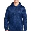 Sport-Teck Sweatshirts: Men's ST240 TR True Royal Sport-Wick CamoHex Fleece Hooded Pullover