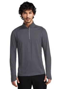 Ogio Shirts: Men's OE335 GGY Gear Grey Endurance Nexus 1/4-Zip Pullover