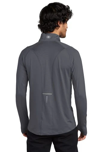 Ogio Shirts: Men's OE335 GGY Gear Grey Endurance Nexus 1/4-Zip Pullover 5 Ogio Shirts: Men's OE335 GGY Gear Grey Endurance Nexus 1/4-Zip Pullover - Image 3