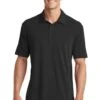 Port Authority Shirts: Men's K568 BLK Black Cotton Touch Performance Polo -Work Clothes Store 6673 black 1 k568blackmodelfront 337w