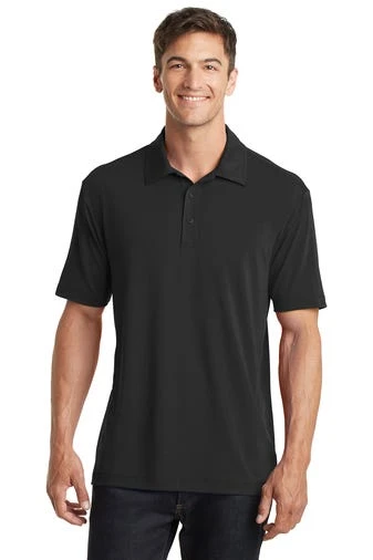 Port Authority Shirts: Men's K568 BLK Black Cotton Touch Performance Polo 3 Port Authority Shirts: Men's K568 BLK Black Cotton Touch Performance Polo