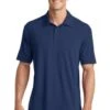 Port Authority Shirts: Men's K568 EB Estate Blue Cotton Touch Performance Polo -Work Clothes Store 6673 estateblue 1 k568estatebluemodelfront 337w