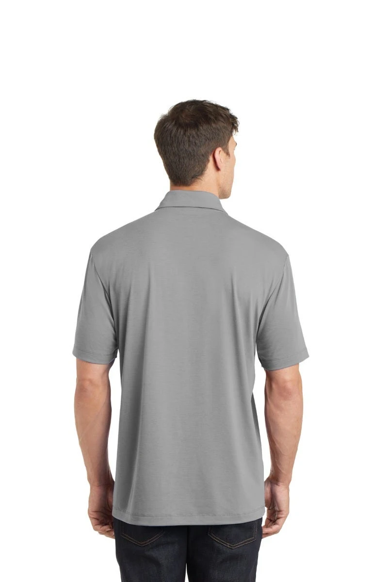Port Authority Shirts: Men's K568 FG Frost Grey Cotton Touch Performance Polo 5 Port Authority Shirts: Men's K568 FG Frost Grey Cotton Touch Performance Polo - Image 3