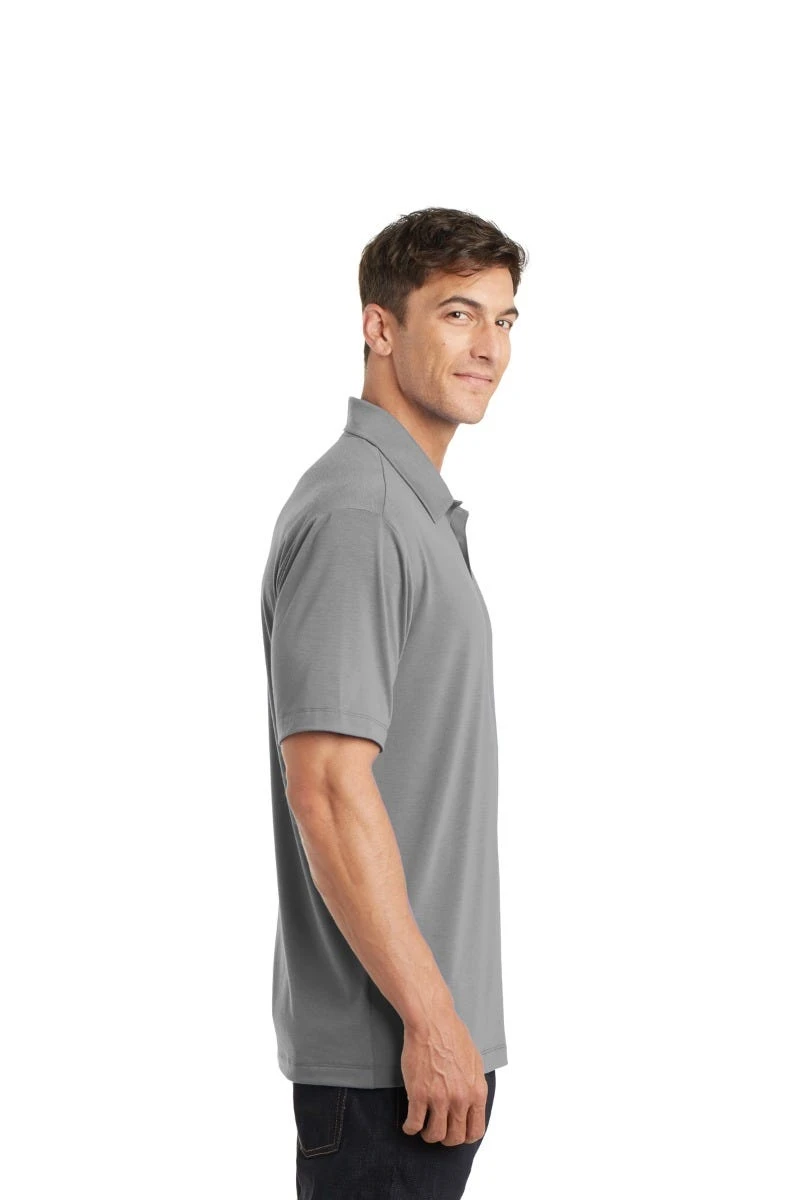 Port Authority Shirts: Men's K568 FG Frost Grey Cotton Touch Performance Polo 4 Port Authority Shirts: Men's K568 FG Frost Grey Cotton Touch Performance Polo - Image 2