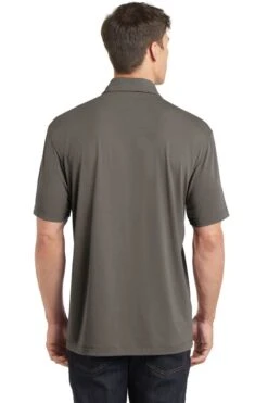 Port Authority Shirts: Men's K568 GS Grey Smoke Cotton Touch Performance Polo -Work Clothes Store 6673 greysmoke 2 k568greysmokemodelbacksmoke 1200w