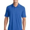 Port Authority Shirts: Men's K568 SB Strong Blue Cotton Touch Performance Polo -Work Clothes Store 6673 strongblue 1 k568strongbluemodelfront 1200w