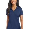 Port Authority Shirts: Women's L568 EB Estate Blue Cotton Touch Performance Polo 1 Port Authority Shirts: Women's L568 EB Estate Blue Cotton Touch Performance Polo -Work Clothes Store 6674 estateblue 1 l568estatebluemodelfront 337w