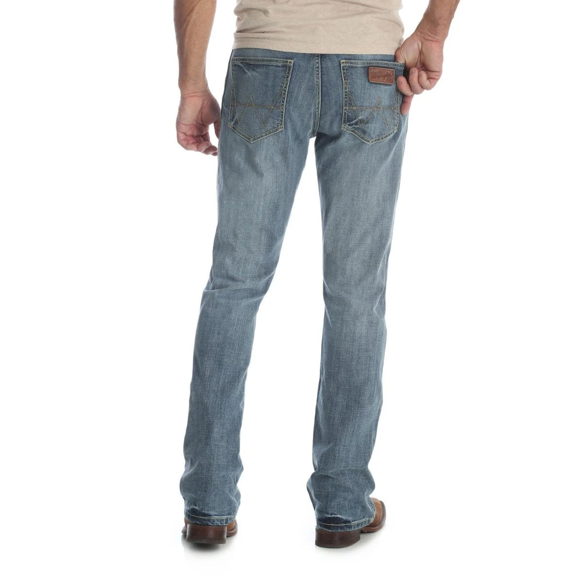 Wrangler Jeans: Men's 77MWZGL Greenley Wrangler Retro Slim Boot Jean 4 Wrangler Jeans: Men's 77MWZGL Greenley Wrangler Retro Slim Boot Jean - Image 2