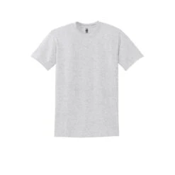 Gildan Shirt: Men's 8000 Ash DryBlend 50 Cotton/50 Poly T-Shirt -Work Clothes Store 8000 ash flat front