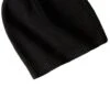 Port Authority Hats: Women's CP95 BLK Black 100% Cotton Beanie -Work Clothes Store 872 black 1 cp95blackflatpg259aa08 337w