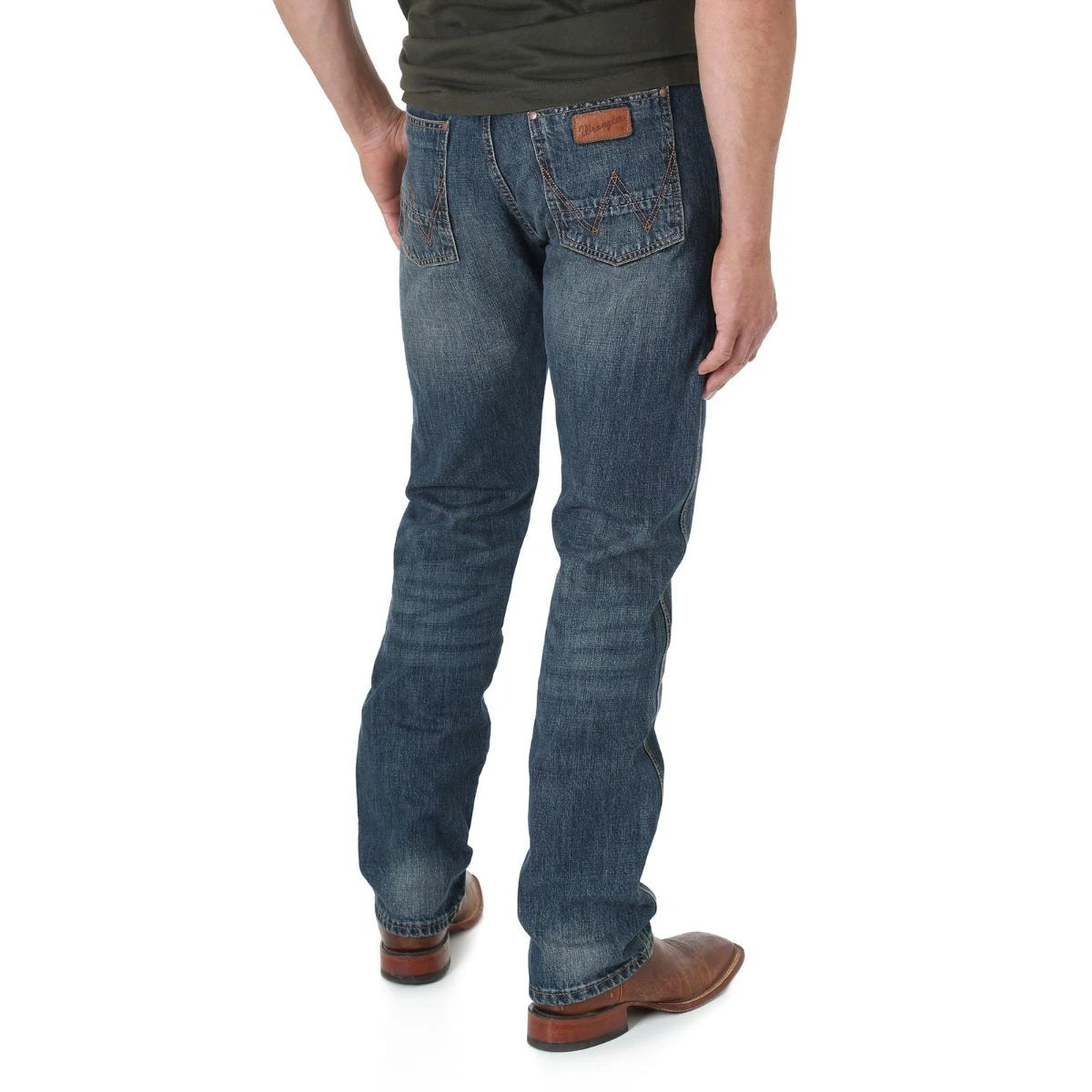 Wrangler Jeans: Men's 88MWZDK Dark Knight Wrangler Retro Slim Straight Jean 4 Wrangler Jeans: Men's 88MWZDK Dark Knight Wrangler Retro Slim Straight Jean - Image 2