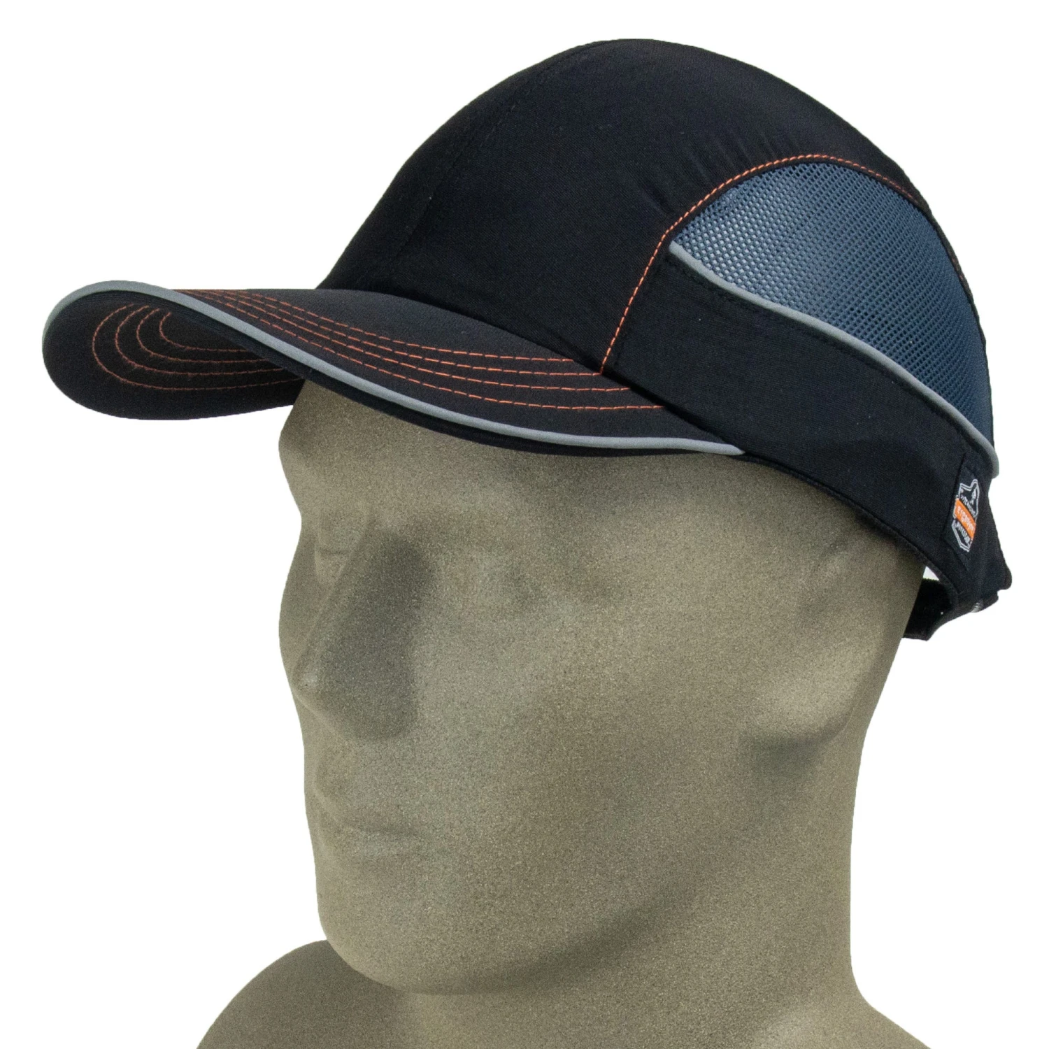 Ergodyne Caps: Men's 8950 Black Skullerz Long Brim Bump Cap 3 Ergodyne Caps: Men's 8950 Black Skullerz Long Brim Bump Cap