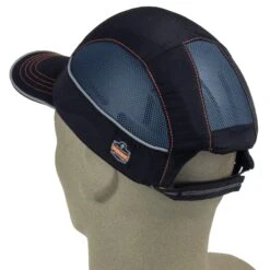 Ergodyne Caps: Men's 8950 Black Skullerz Long Brim Bump Cap 7 Ergodyne Caps: Men's 8950 Black Skullerz Long Brim Bump Cap -Work Clothes Store 8950blk 2