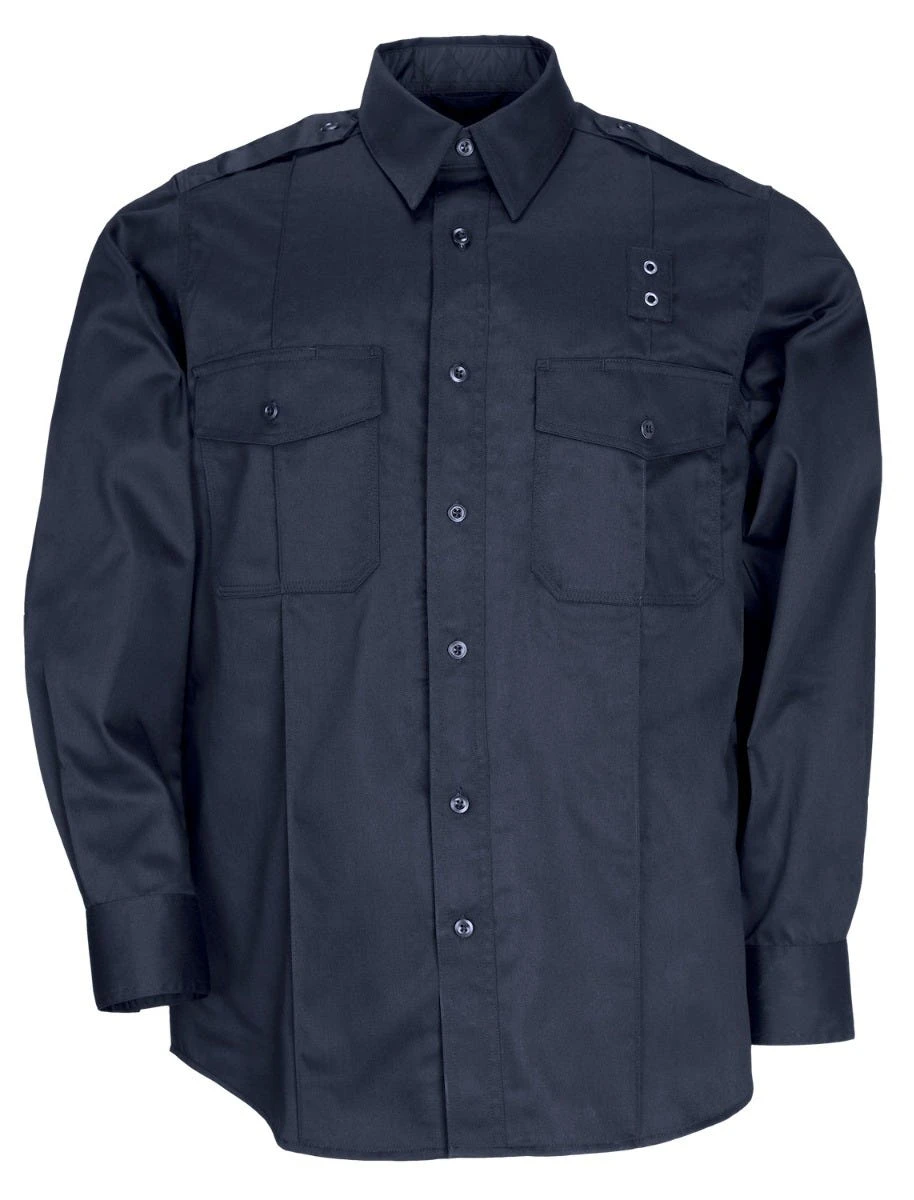 5.11 Tactical Shirts: Men's 72344 750 Midnight Navy Moisture-Resistant PDU Twill Long Sleeve Shirt 8 5.11 Tactical Shirts: Men's 72344 750 Midnight Navy Moisture-Resistant PDU Twill Long Sleeve Shirt - Image 6