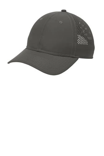 New Era Hats: Men's NE406 GA Graphite Perforated Performance Cap 3 New Era Hats: Men's NE406 GA Graphite Perforated Performance Cap