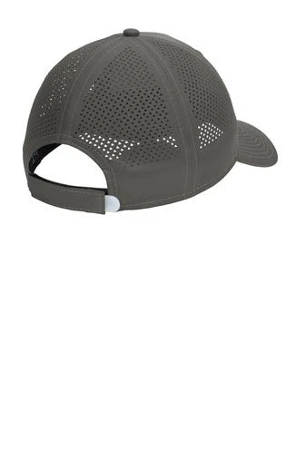 New Era Hats: Men's NE406 GA Graphite Perforated Performance Cap 4 New Era Hats: Men's NE406 GA Graphite Perforated Performance Cap - Image 2