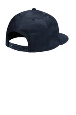 New Era Hats: Men's NE407 DNC Deep Navy Camo Flat Bill Snapback Cap -Work Clothes Store 9780 dpnvydpnyc 3 ne407dpnvydpnycflatback 337w