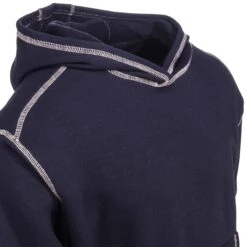 Ariat Work FR Sweatshirts: FR Polartec Men's 10013514 Insulated Water-Resistant Navy Blue Hoodie -Work Clothes Store ariat 10013514 nvy cd 01