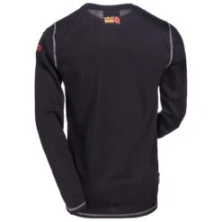 Ariat Work FR Shirts: Men's Polartec FR 10014892 Black Baselayer Shirt -Work Clothes Store ariat 10014892 blk b 01