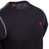 Ariat Work FR Shirts: Men's Polartec FR 10014892 Black Baselayer Shirt -Work Clothes Store ariat 10014892 blk cd 01