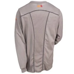 Ariat Work FR Shirts: FR AC 10019015 Silver Fox Men's Long-Sleeve Shirt -Work Clothes Store ariat 10019015 b 01