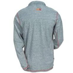 Ariat Shirts: Men's 10014377 Grey Flame-Resistant Polartec Quarter-Zip Shirt