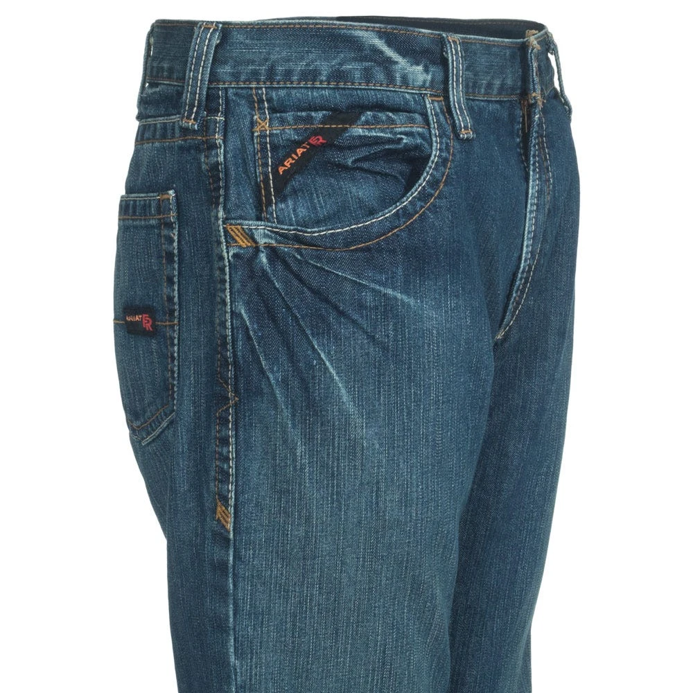 Ariat Jeans: Men's 10015160 Flame-Resistant Slim Straight Leg Clay Work Jeans 6 Ariat Jeans: Men's 10015160 Flame-Resistant Slim Straight Leg Clay Work Jeans - Image 4