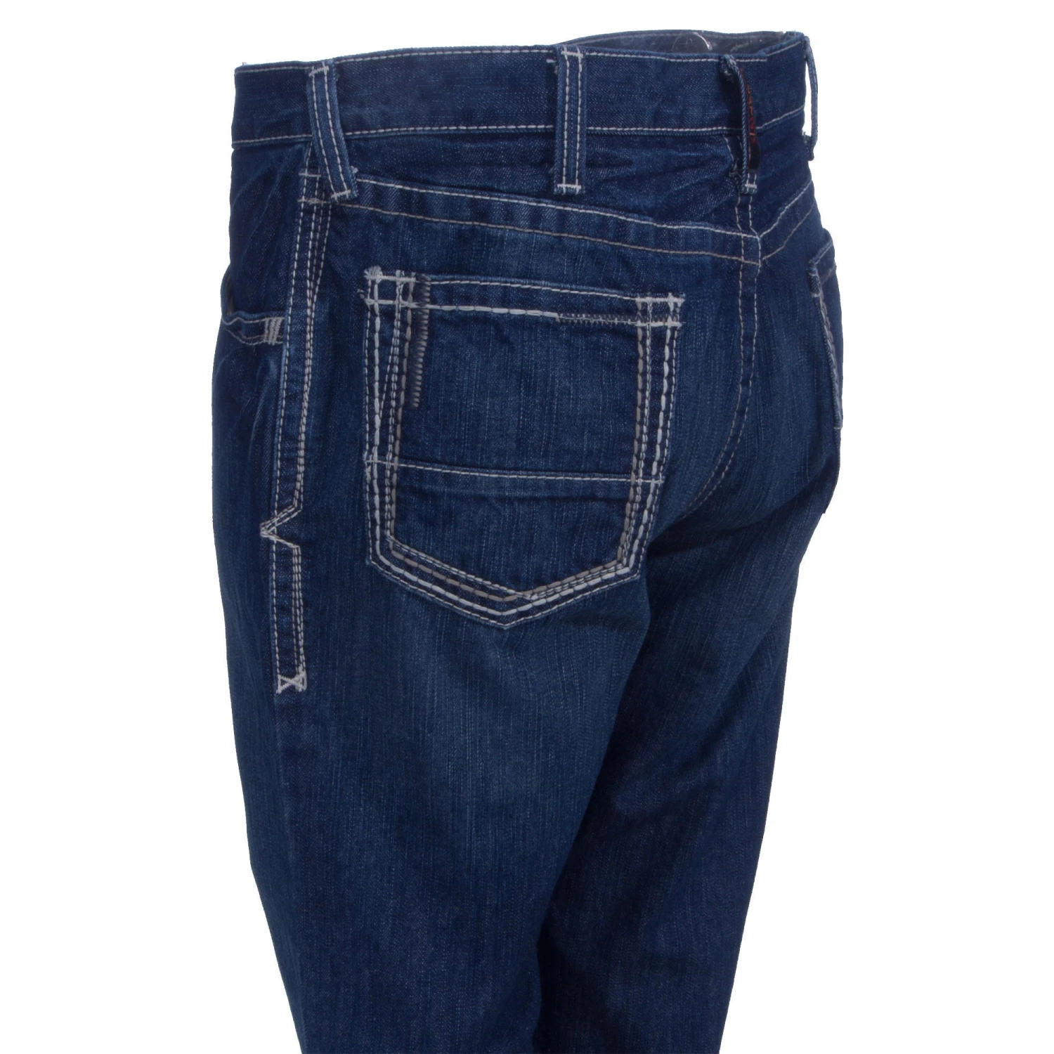 Ariat Work FR Jeans: FR M4 Boundary 10016174 Men's Shale Blue Boot Cut Jeans 5 Ariat Work FR Jeans: FR M4 Boundary 10016174 Men's Shale Blue Boot Cut Jeans - Image 3