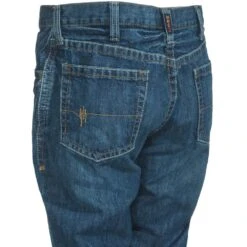 Ariat Jeans: Men's 10012552 Flame-Resistant Boot Cut Flint M4 Low Rise Jeans -Work Clothes Store ariat fr missed l 01 1