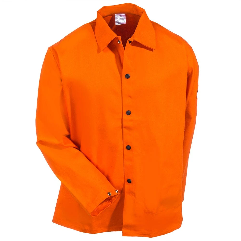 Black Stallion Jackets: Men's FO9 30C Orange High-Visibility Flame-Resistant Welding Jacket 5 Black Stallion Jackets: Men's FO9 30C Orange High-Visibility Flame-Resistant Welding Jacket - Image 3