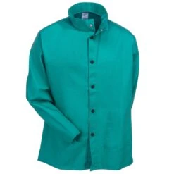 Black Stallion Jackets: Men's F9 30 C Flame-Resistant 30 Inch Cotton Welding Jacket -Work Clothes Store black stallion f9 30c f 01