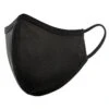 Mask: MK-CFM2 Black Fabric Reusable Double Layer Face Mask -Work Clothes Store black facemask750