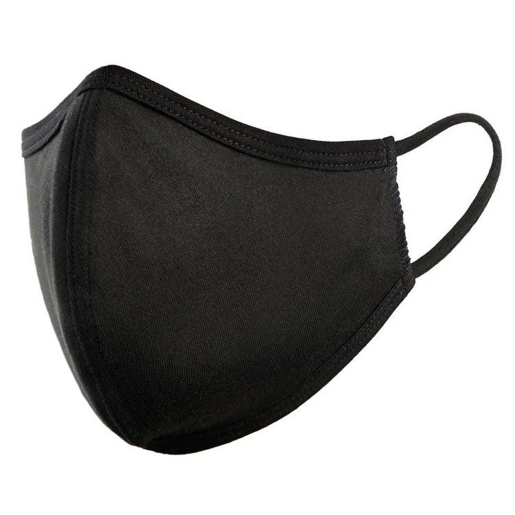 Mask: MK-CFM2 Black Fabric Reusable Double Layer Face Mask 3 Mask: MK-CFM2 Black Fabric Reusable Double Layer Face Mask