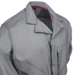 Bulwark Coveralls: Men's QC10 GY IQ Series Endurance FR Grey Premium Coveralls -Work Clothes Store bulwark qc10gy cd 01