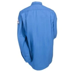 Bulwark Shirts: Men's QS40 LB Blue FR IQ Endurance Long Sleeve Work Shirt 7 Bulwark Shirts: Men's QS40 LB Blue FR IQ Endurance Long Sleeve Work Shirt -Work Clothes Store bulwark qs40 lb b 01