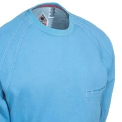Bulwark Shirts: Men's Blue QT32 BL Flame-Resistant IQ Long Sleeve Shirt