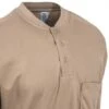 Bulwark Shirts: Men's SEL2 KH Khaki Flame-Resistant Cotton Henley Shirt