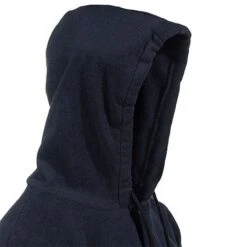 Bulwark Sweatshirts: Men's Blue SMH6 NV Flame-Resistant Hooded Sweatshirt -Work Clothes Store bulwark smh6 nv h 01