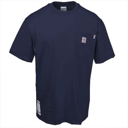 Carhartt Force Shirts: Men's 100234 410 Navy Force Flame Resistant Work Shirt 4 Carhartt Force Shirts: Men's 100234 410 Navy Force Flame Resistant Work Shirt - Image 2