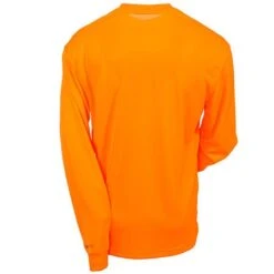 Carhartt Force Shirts: Men's Force Orange 100494 824 High Visibility Work Shirt -Work Clothes Store carhartt 100494824 b 01