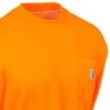 Carhartt Force Shirts: Men's Force Orange 100494 824 High Visibility Work Shirt -Work Clothes Store carhartt 100494824 cd 01