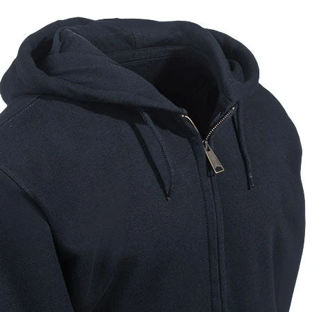 Carhartt Sweatshirts: Men's Black 100614 001 Zip Front Rain Defender Hooded Sweatshirt 4 Carhartt Sweatshirts: Men's Black 100614 001 Zip Front Rain Defender Hooded Sweatshirt - Image 2