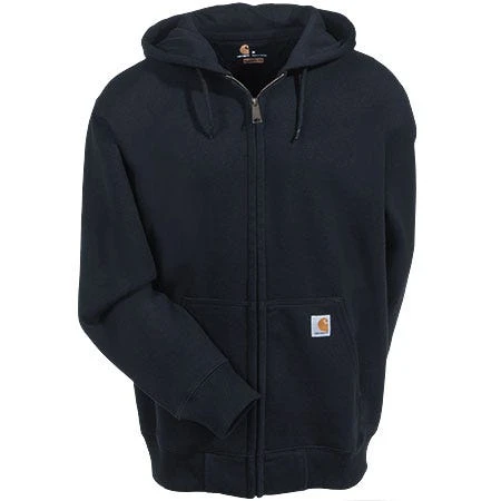 Carhartt Sweatshirts: Men's Black 100614 001 Zip Front Rain Defender Hooded Sweatshirt 5 Carhartt Sweatshirts: Men's Black 100614 001 Zip Front Rain Defender Hooded Sweatshirt - Image 3