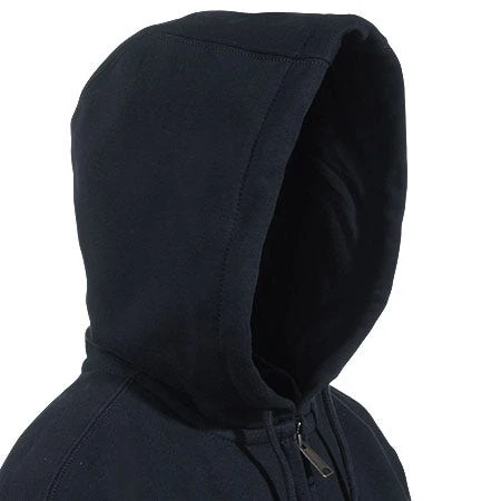 Carhartt Sweatshirts: Men's Black 100614 001 Zip Front Rain Defender Hooded Sweatshirt 6 Carhartt Sweatshirts: Men's Black 100614 001 Zip Front Rain Defender Hooded Sweatshirt - Image 4