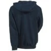 Carhartt Sweatshirts: Men's Navy Blue Water Repellent 100614 472 Zip Sweatshirt -Work Clothes Store carhartt 100614 472 b 01