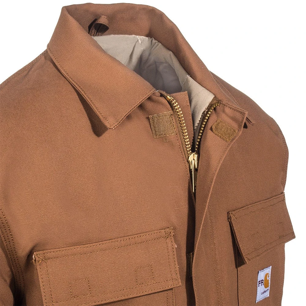 Carhartt Coats: Men's Flame Resistant 101618 211 Cotton Duck Lined Traditional Coat 4 Carhartt Coats: Men's Flame Resistant 101618 211 Cotton Duck Lined Traditional Coat - Image 2