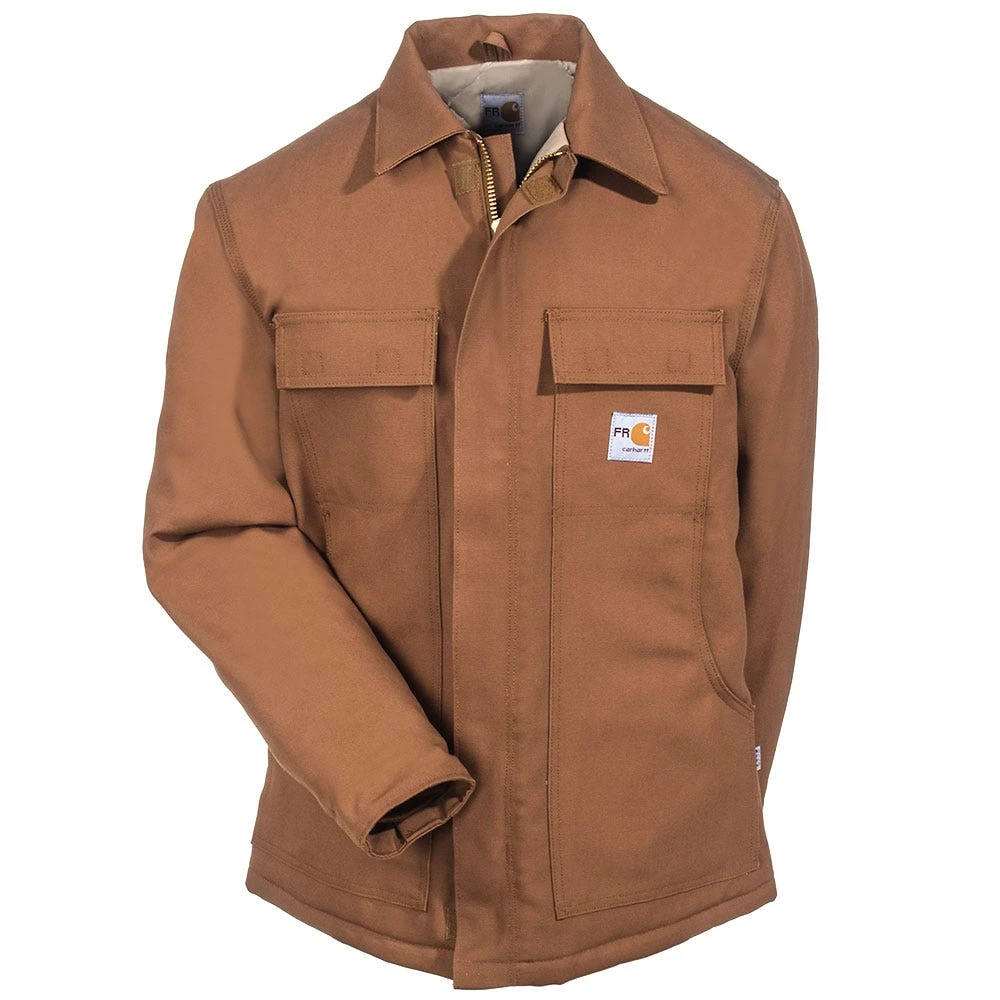 Carhartt Coats: Men's Flame Resistant 101618 211 Cotton Duck Lined Traditional Coat 5 Carhartt Coats: Men's Flame Resistant 101618 211 Cotton Duck Lined Traditional Coat - Image 3