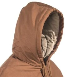 Carhartt Jackets: Men's Cotton Duck 101621 211 Flame Resistant Active Jacket -Work Clothes Store carhartt 101621 211 h 01